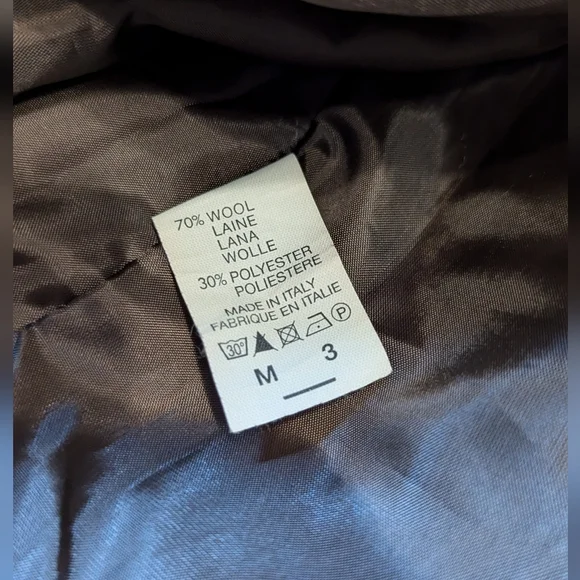 Wool double-breasted jacket S - Picture 3 of 8